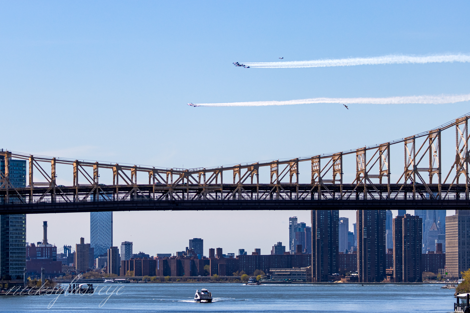 Thunderbirds and Blues over NYC