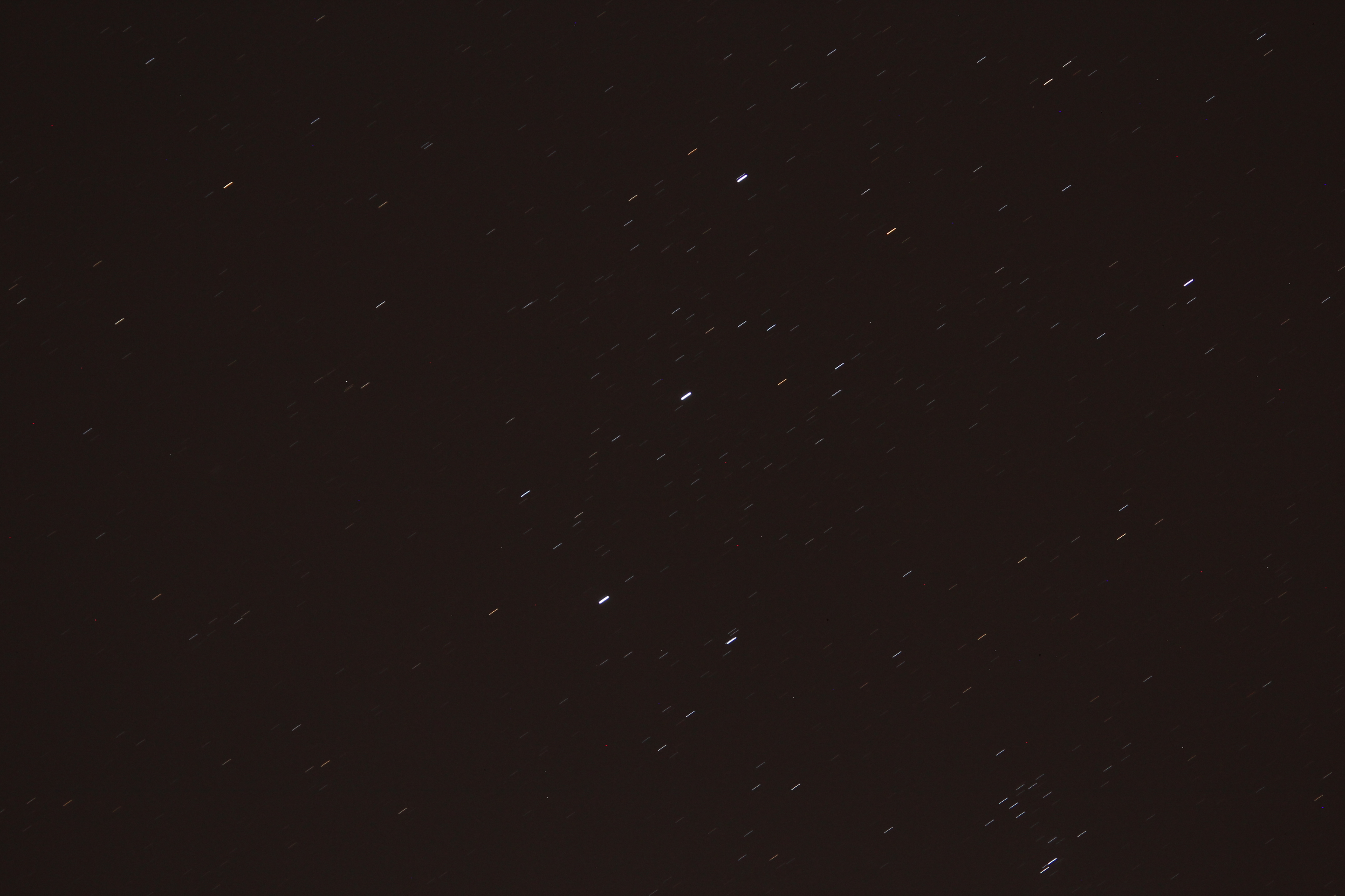 picture of stars with Canon Rebel 