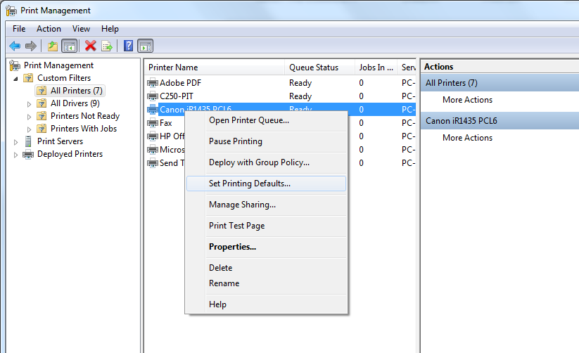 How do I stop double sided or 2sided printing on Canon Community