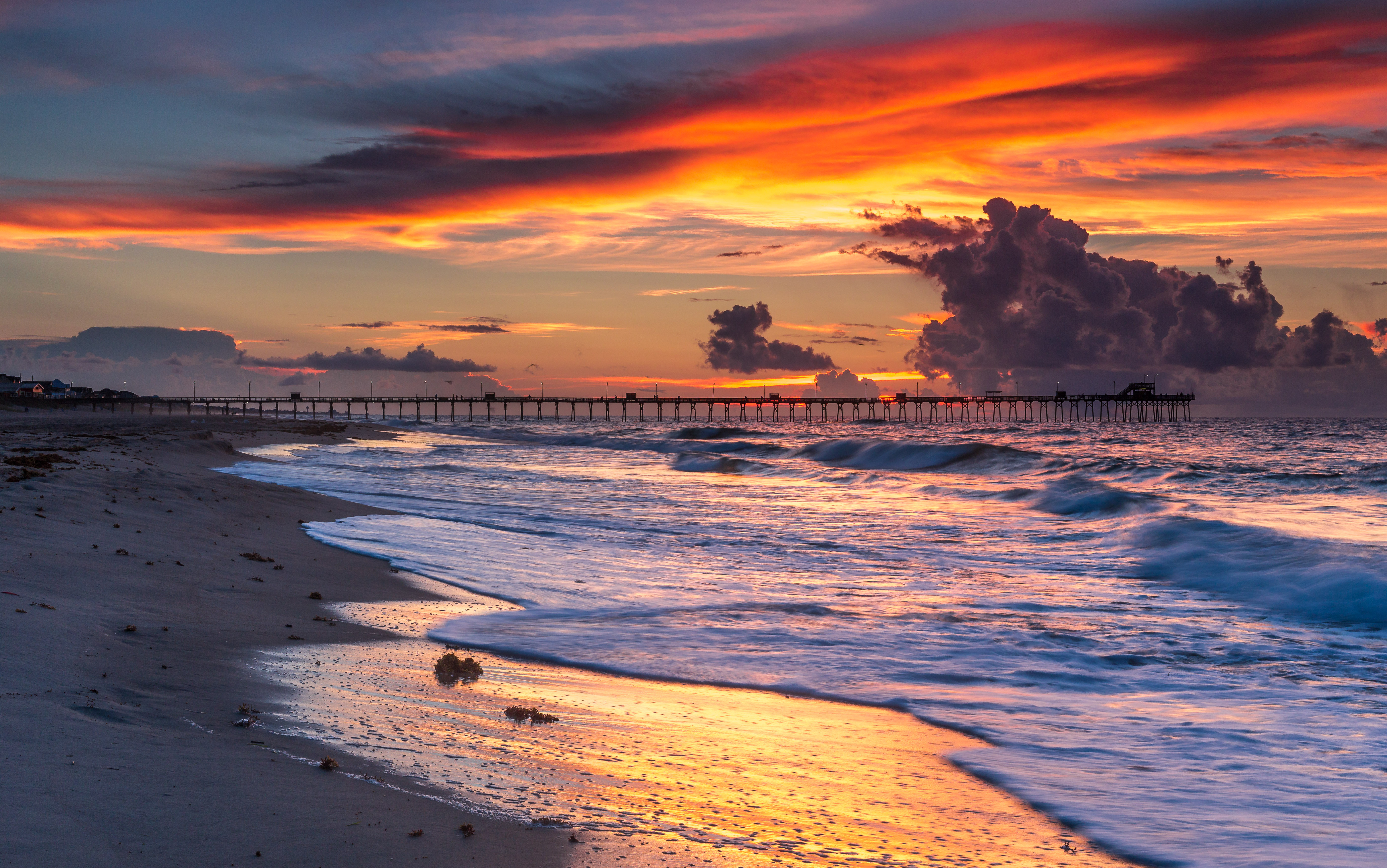 Pier at Sunrise on Emerald Isle