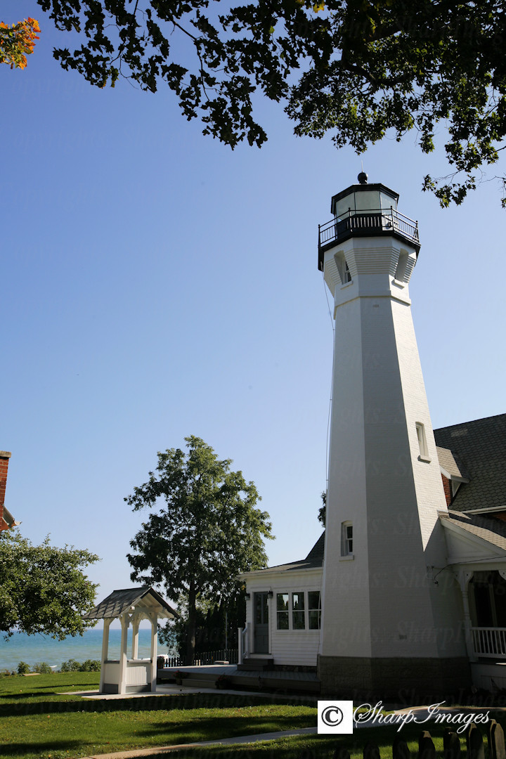 Port Salinac Lighthouse, Lake Huron, Michigan, USA