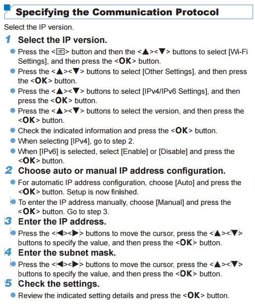 Specifying IP Address