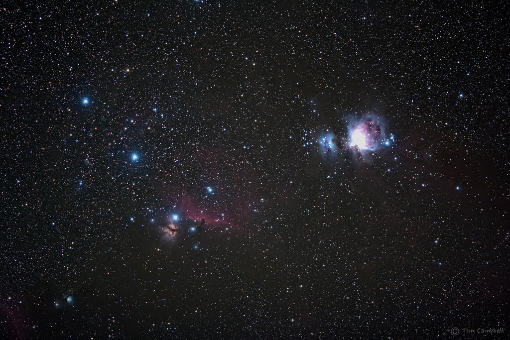 Lower Region of Orion