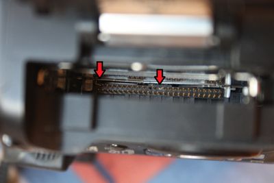 350D broken and bent pins