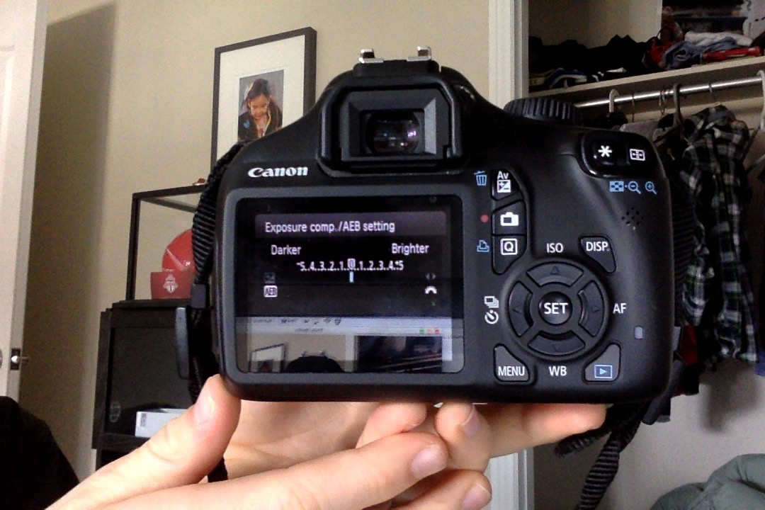 Exposure comp not working, only AEB. Canon Community