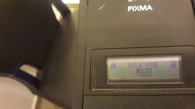wifi error on pixma mx495