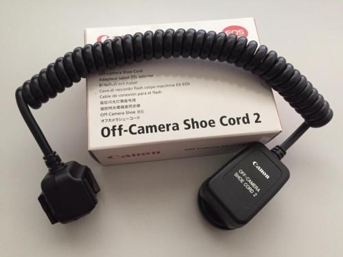 580EX &gt; Off Camera Shoe Cord 2 &gt; 6D Mark II Canon