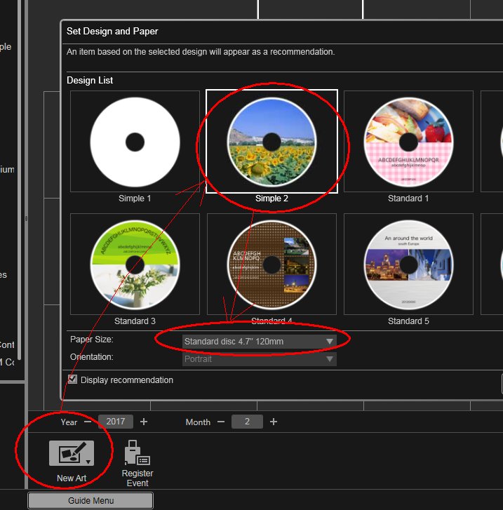 Print onto a CD using a Canon iP7220 and My Image ... - Canon Community