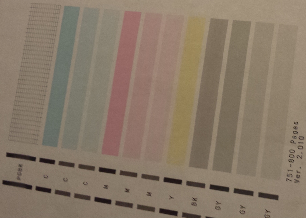 MG6320 Blurry Printing With PGBK Ink Only? - Canon Community