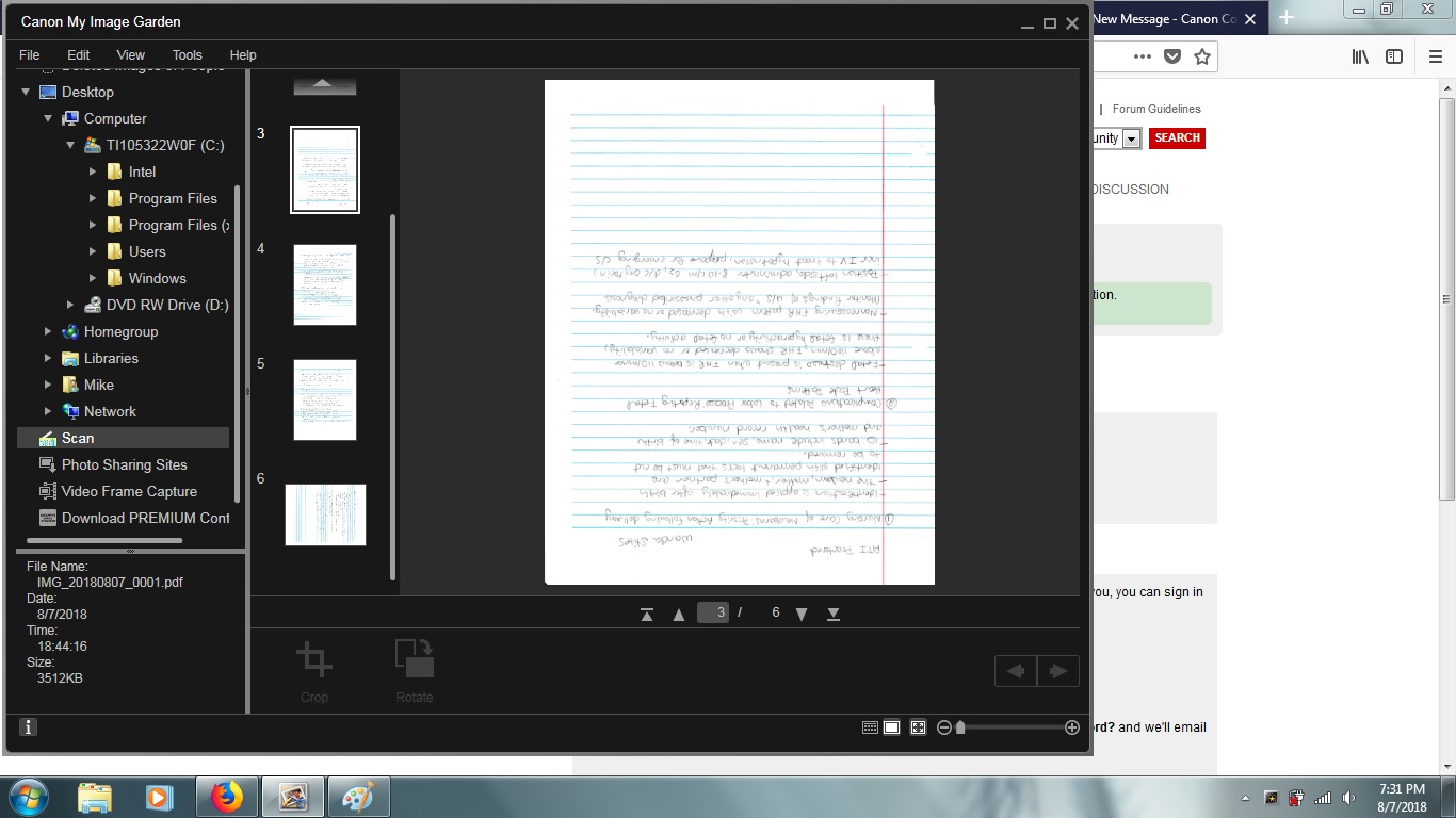 Solved scanner problems Canon Community