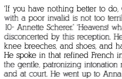 MX922 Ghosting Close-up