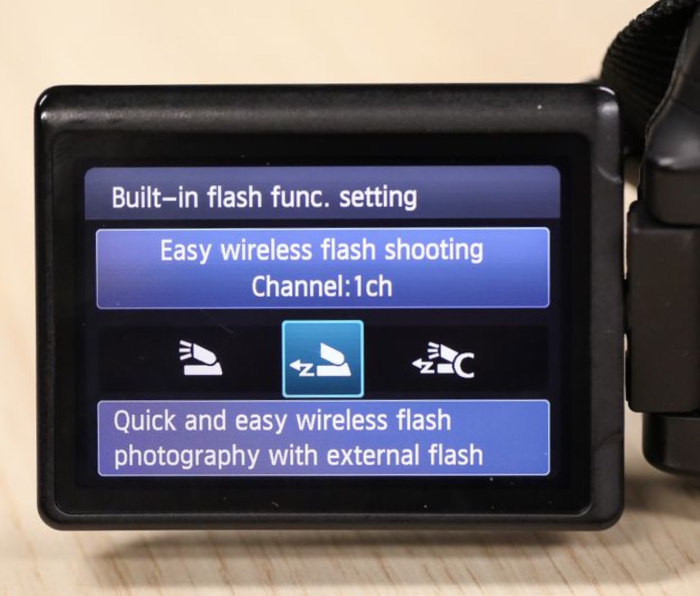 No Easy Wireless on Flash menu for Canon Rebel T5 Canon Community