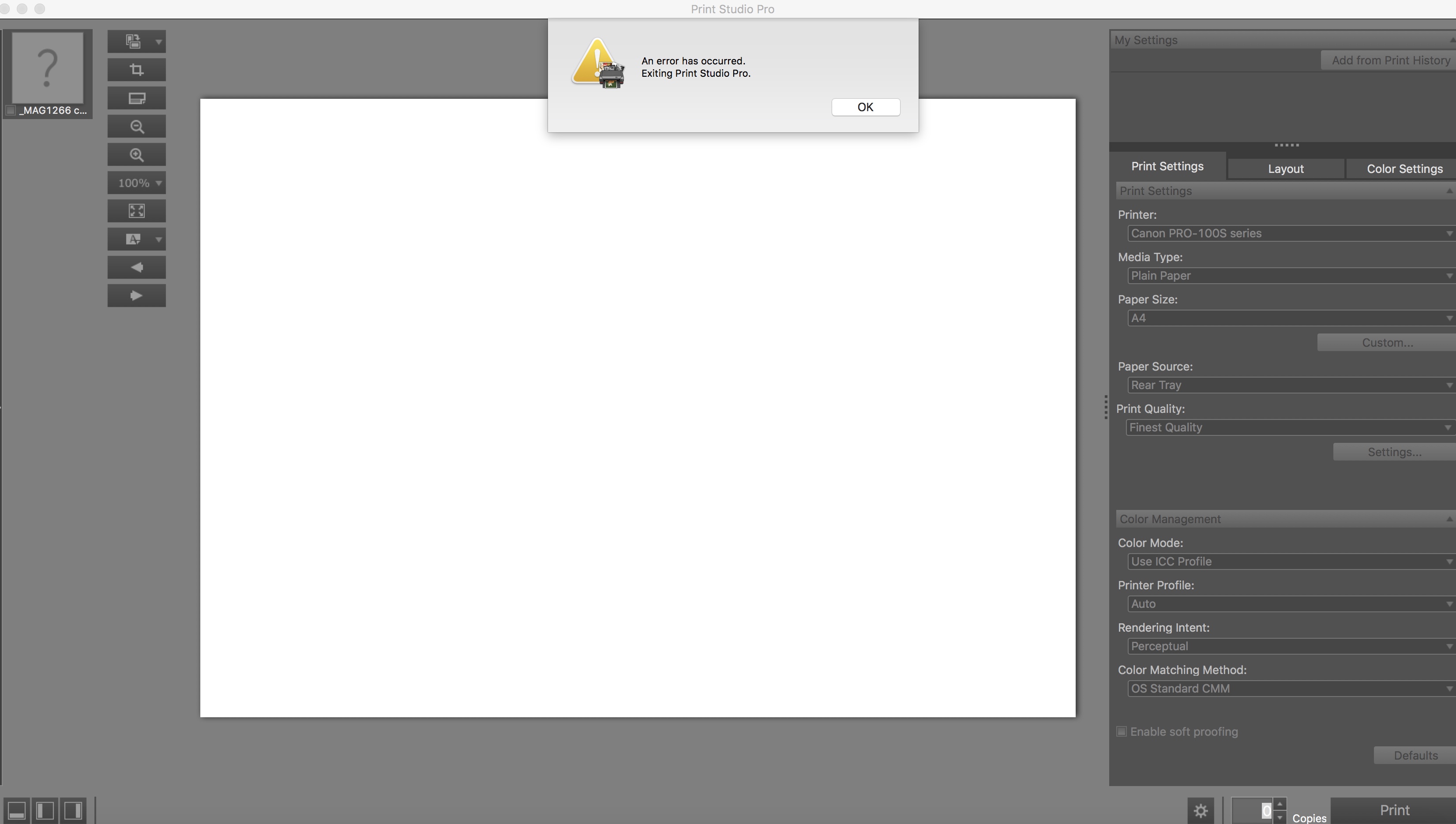 Solved Canon Pro100s and Adobe Print Studio Pr... Page 2