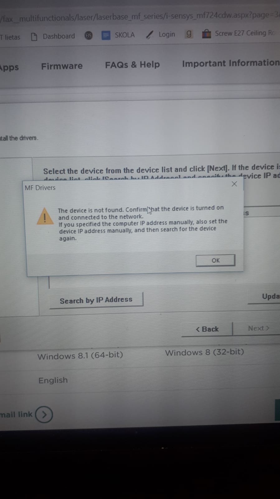 Solved Cannot find scanner in network Canon Community