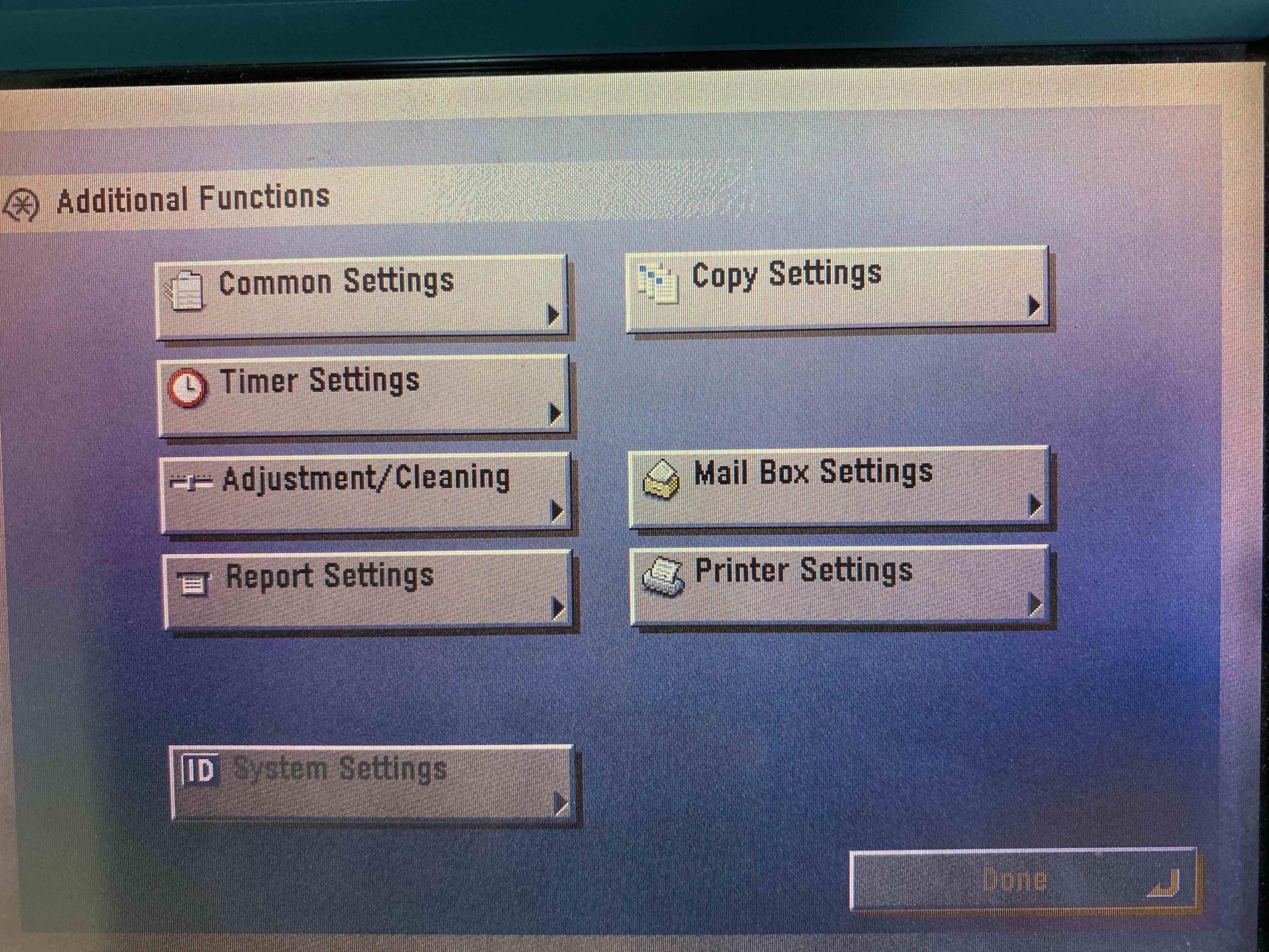 Additional Functions - No Address Book