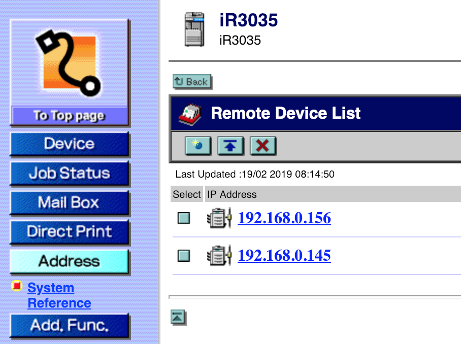 Device Selection