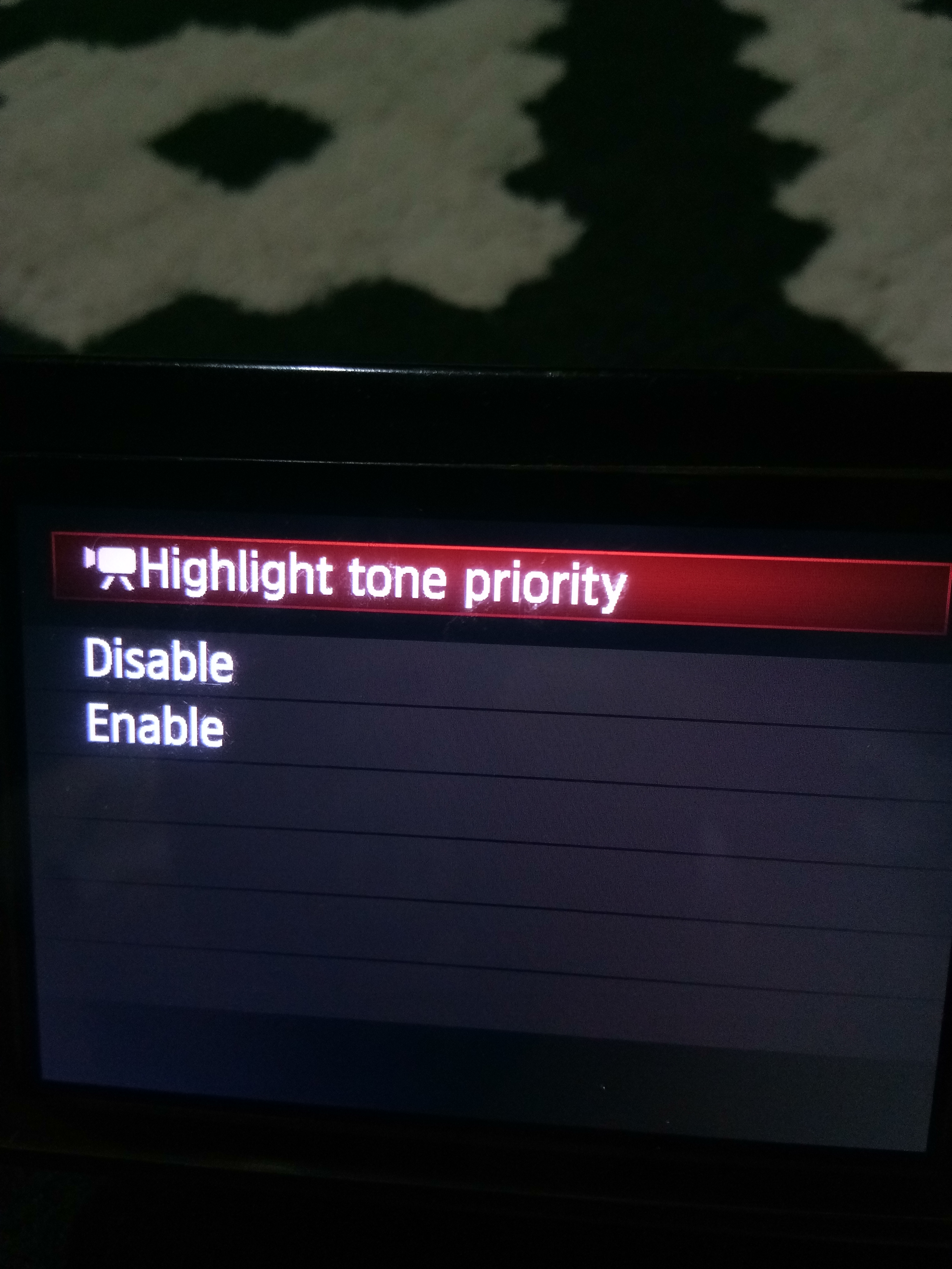 Solved Highlight tone priority Canon Community