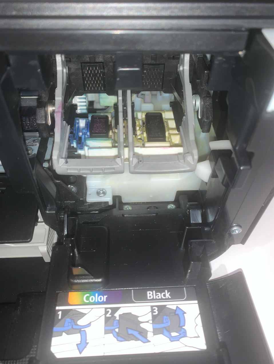 Solved: MG3620 Only Printing In Pink Tones- Exploded Cartr... - Canon ...