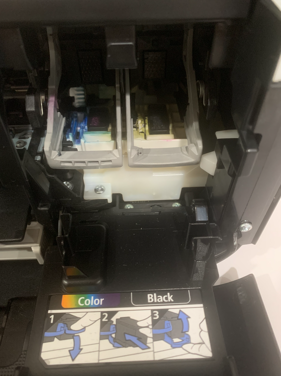 Solved MG3620 Only Printing in pink tones Exploded cartr... Canon Community