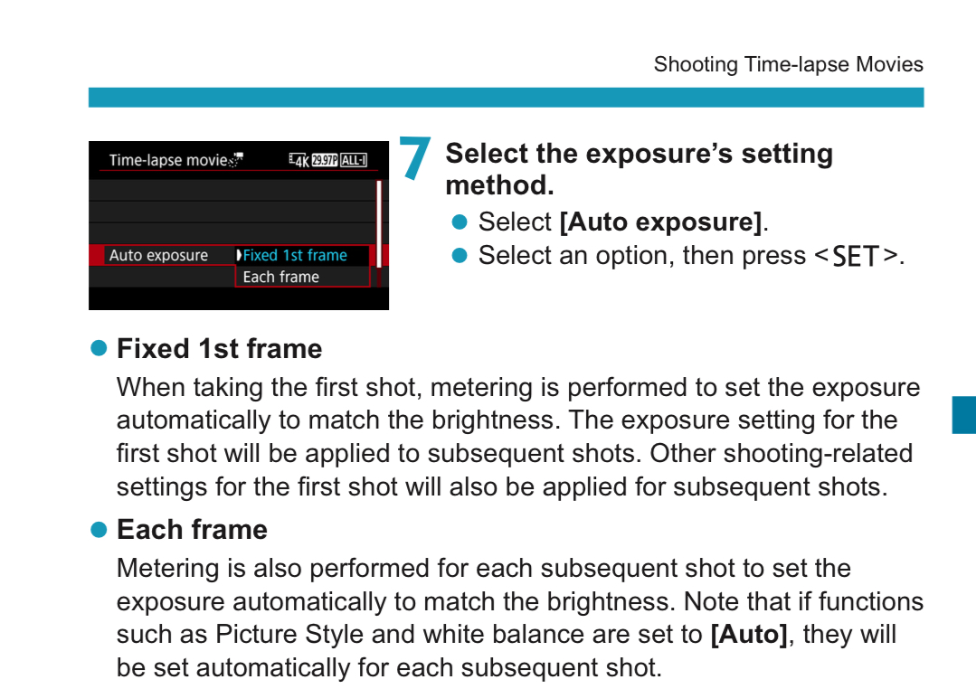 EOS R timelapse settings for sunrise Canon Community