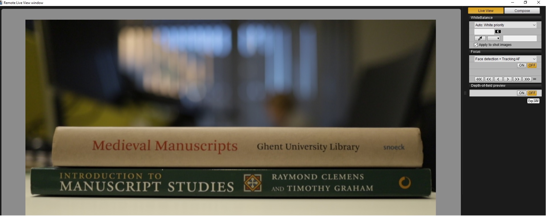 EOS Utility Live View Blurry Canon Community