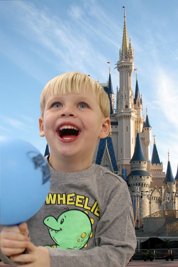 Joel at Cinderella's Castle.jpg