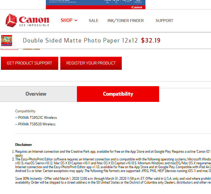 Screenshot_2020-03-04 Canon Double Sided Matte Photo Paper 12x12 Canon Online Store Canon Online Store.png