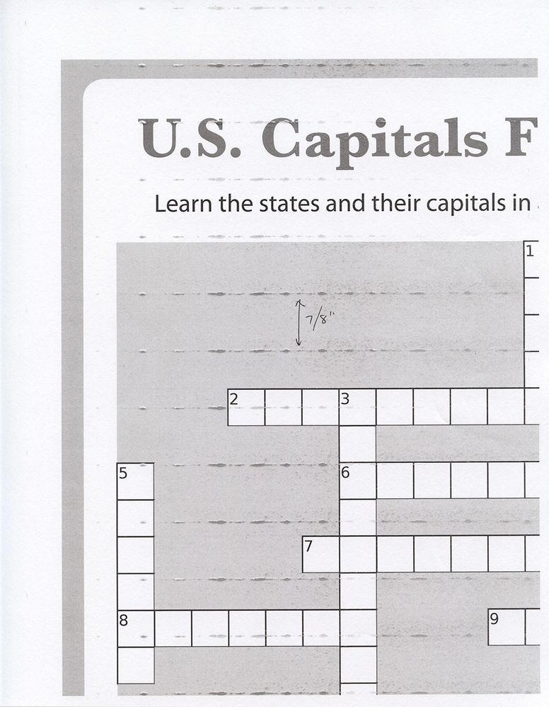 Example of streaking