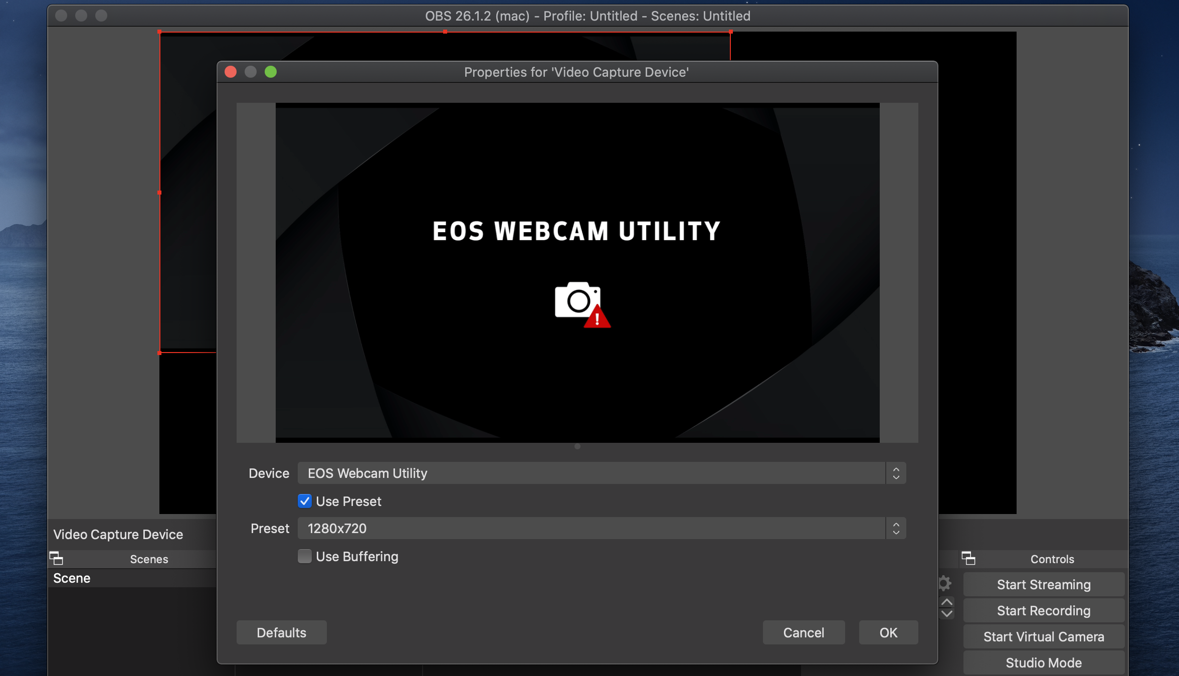 EOS Webcam Utility  Canon U.S.A., Inc.