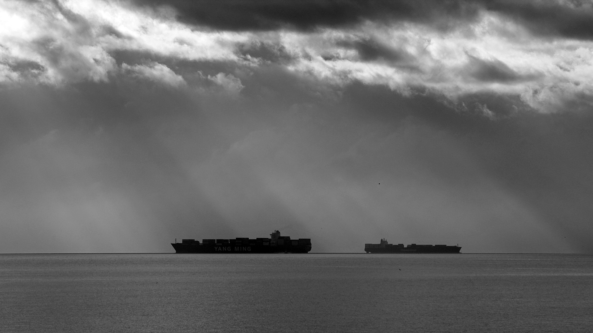 Canada BC Victoria Juan de Fuca Strait Passing Ships.jpg