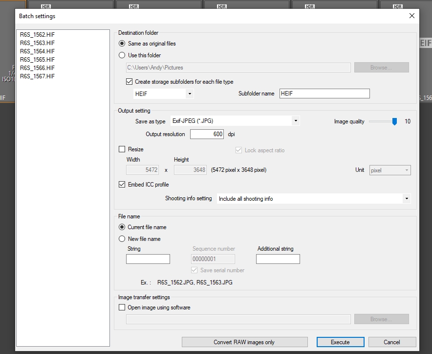HEIF to JPEG faster conversion? Canon Community