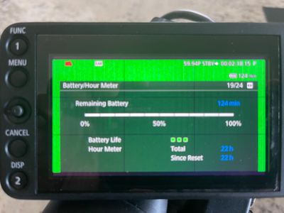 Canon C200 Green Display 2