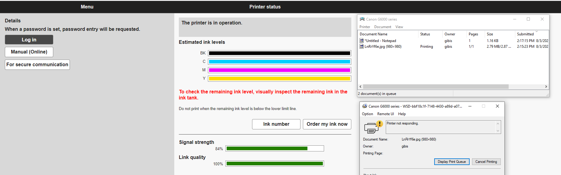 My G6000 takes forever to start printing Canon Community