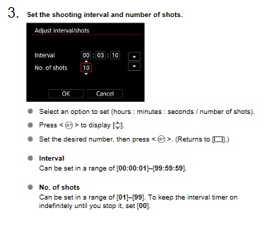 R5 Intervalometer - why 99 shots maximum? - Canon Community