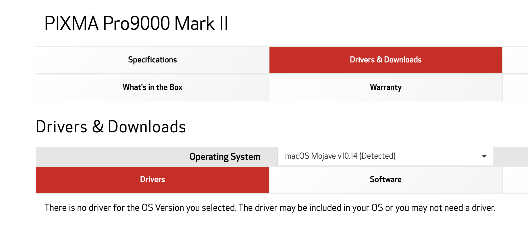 "Filter failed" message with Mojave OS Canon Community