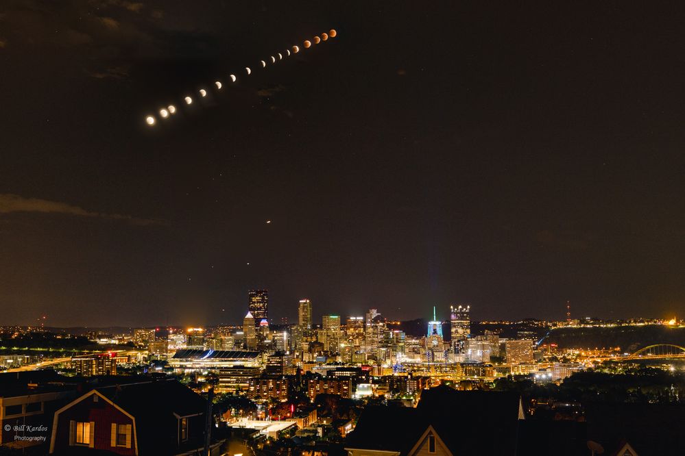 Blood Moon Over Pittsburgh 5/15/2022