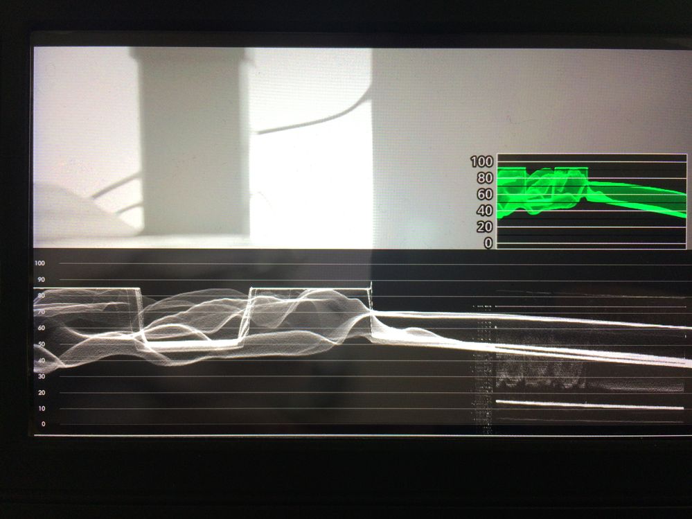 r/cinematography - To all Canon EOS C70 owners and users  Fig. 1 (WFM white samllHD, WFM green C70 on samllHD)