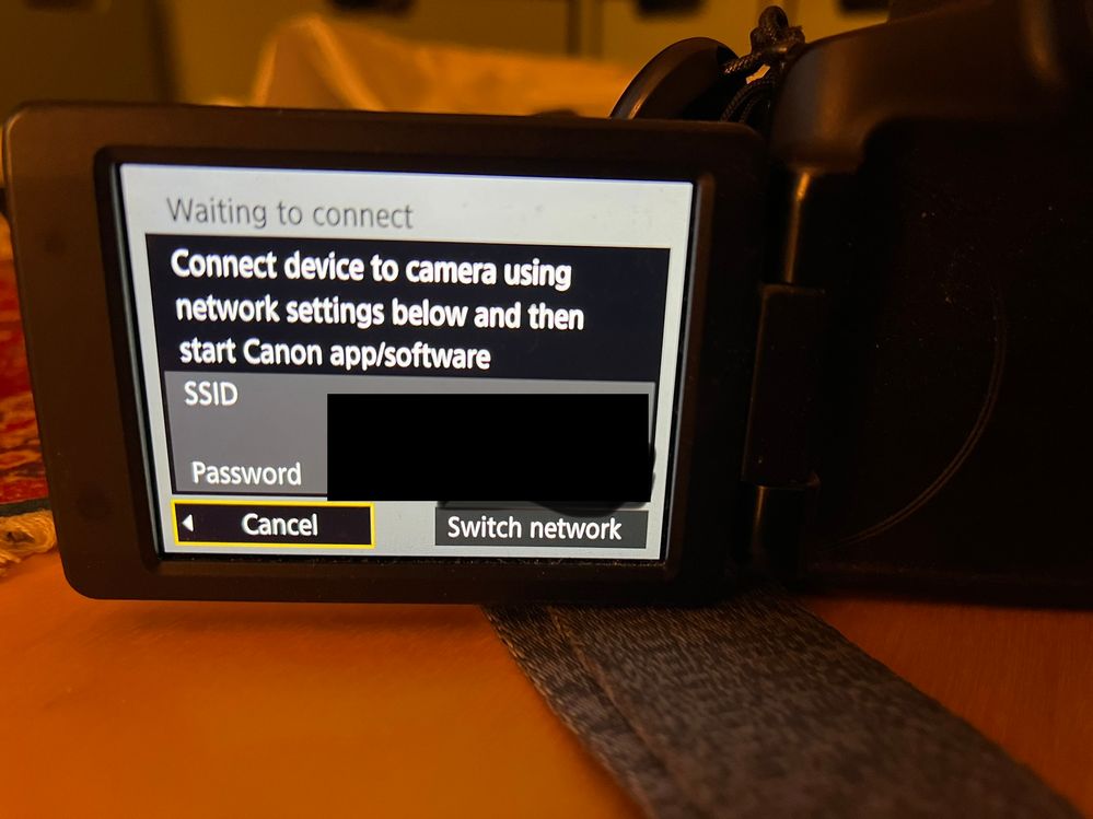 Wireless camera best sale connection setting