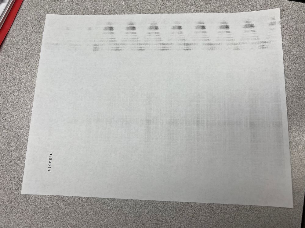 Canon MF743Cdw printing large smudges all over the... Canon Community
