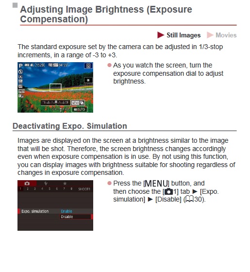 Canon G7X Mark 2 video auto darkening problem Canon Community