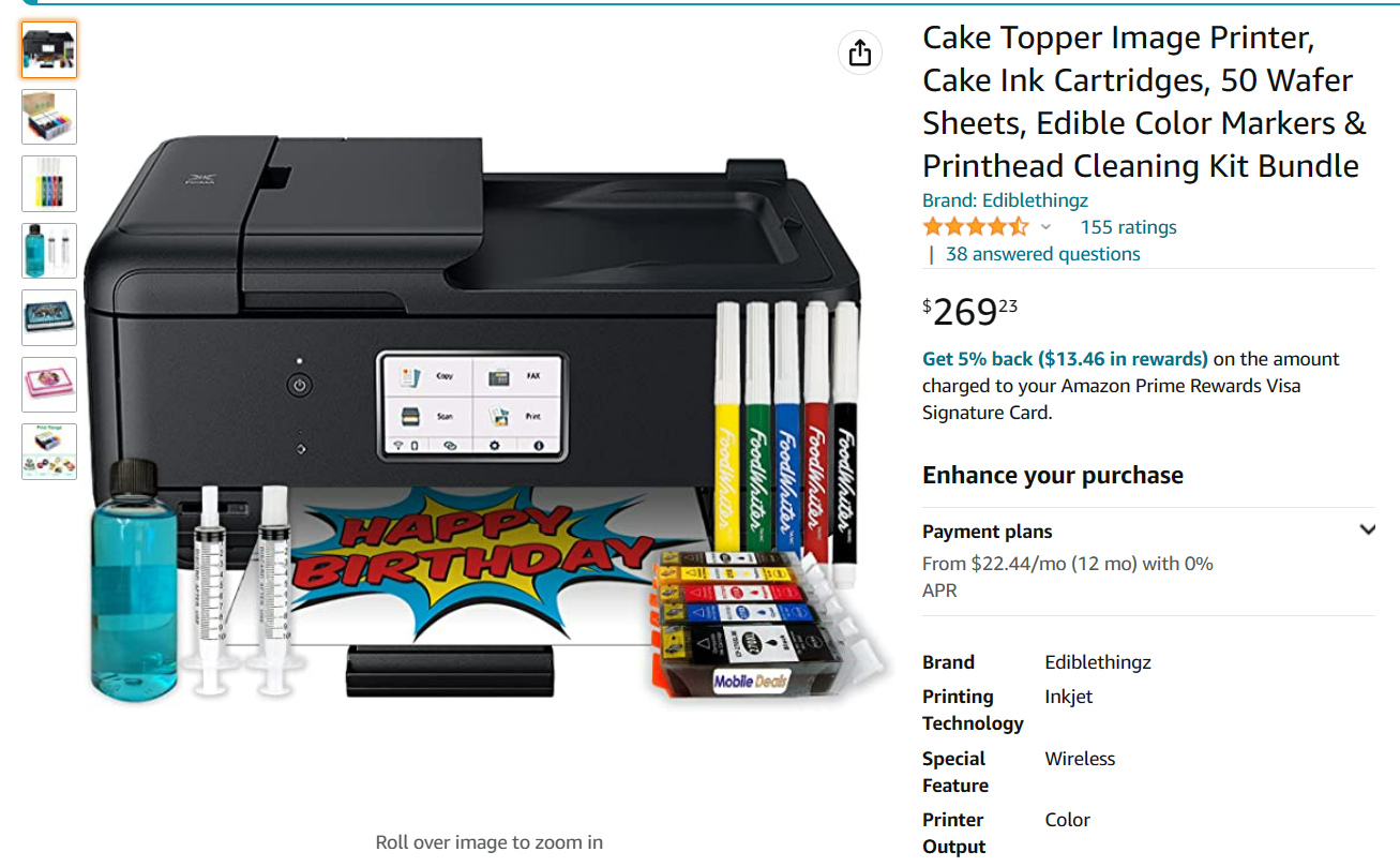 TR8620a Purchased as an edible image bakery printe... Canon Community