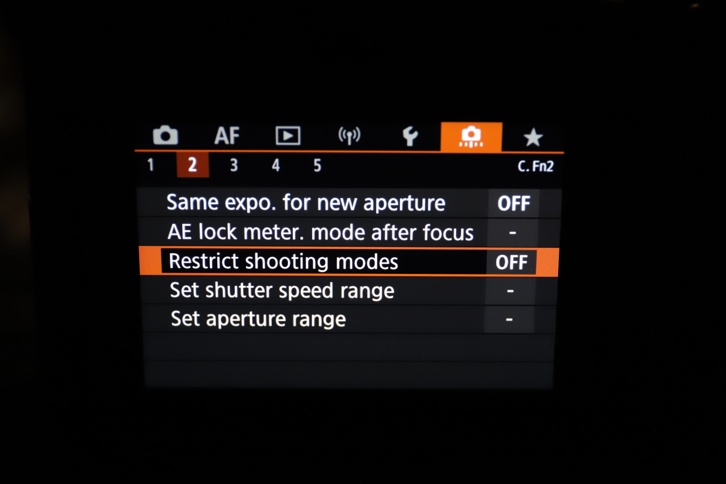 Solved R5 mode button not working! Canon Community