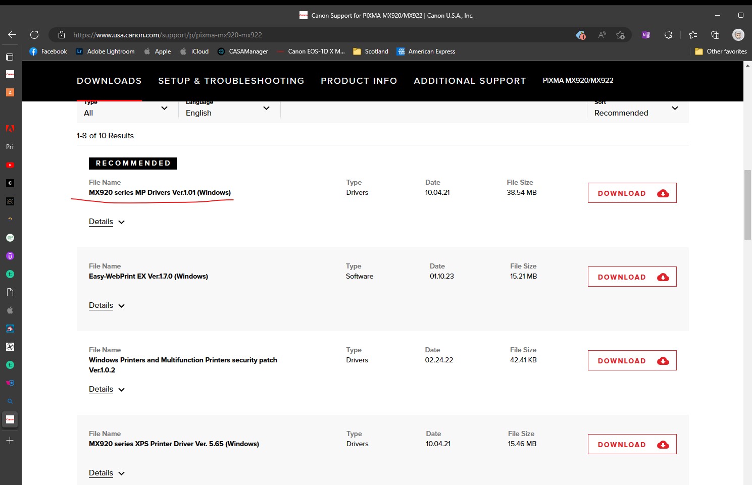 PIXMA MX920 Prints from Phone but Not Computer Canon Community