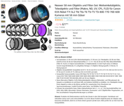 58mm lens kit