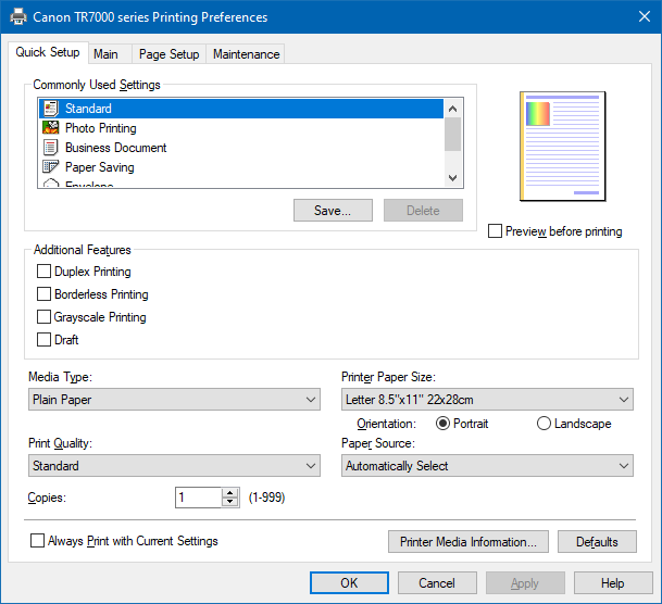 Solved TR7022a doesn't show ink levels Canon Community