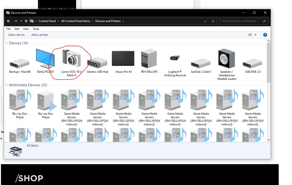 Solved EOS Utility 3.16.10 not recognizing camera Canon Community