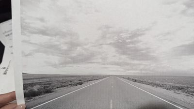 color photo printed in greyscale