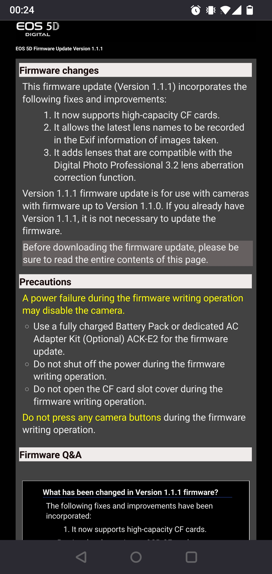 EOS 5D Memory Card Formatting Issue Canon Community