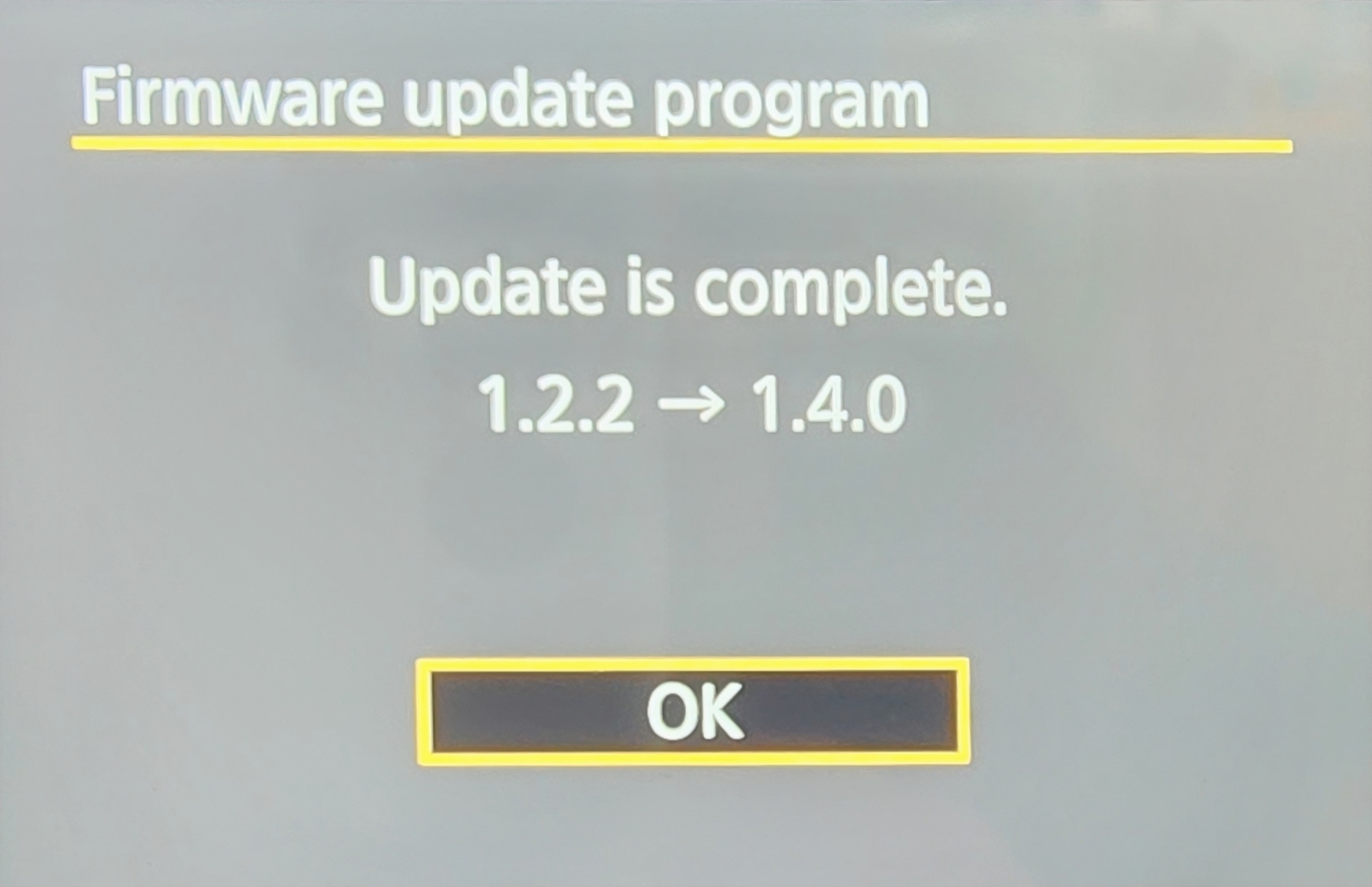 Solved EOS R7 "Firmware cannot be downgraded" Canon Community