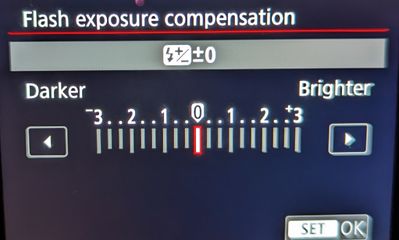 Flash Exposure Compensation (FEC) Works with all speedlites regardless of compatibility with Speedlite Control Menu